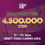 RS Luka: Luka Bounty week od 17. října garantuje celkem 4.500.000 korun!