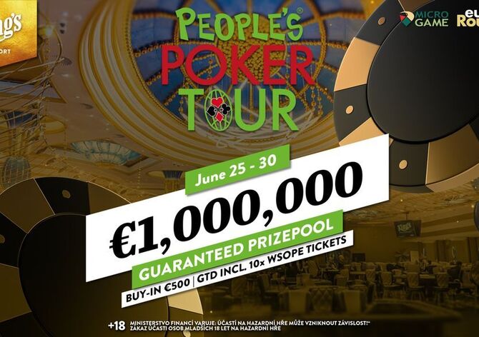 King's: Milionový People's Poker Tour startuje na Rozvadově už ve středu