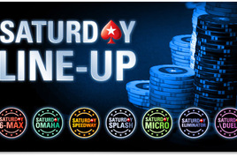 PokerStars.com Saturday Line-Up
