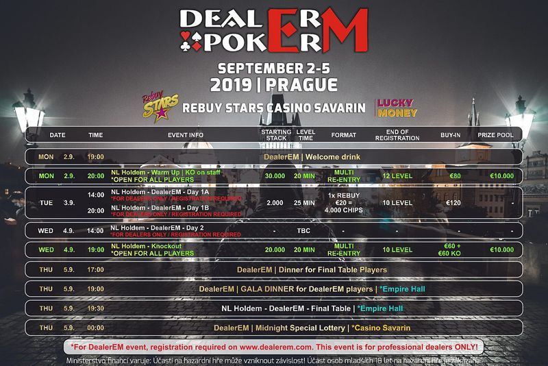 DealerEM 2019_Prague_RebuyStarsCasinoSavarin_schedule_EUR2