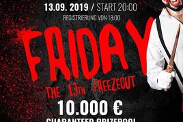 Smolné datum? V pátek 13. můžeš zkusit Freezeout €10K na Cínovci