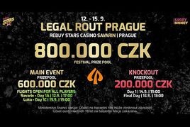 Polský speciál Legal Rout Prague o 800.000 Kč v Rebuy Stars už od 12. září!