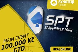 SynotTip: Dnes od 19:00 Main Event SPT o 100.000 Kč GTD!