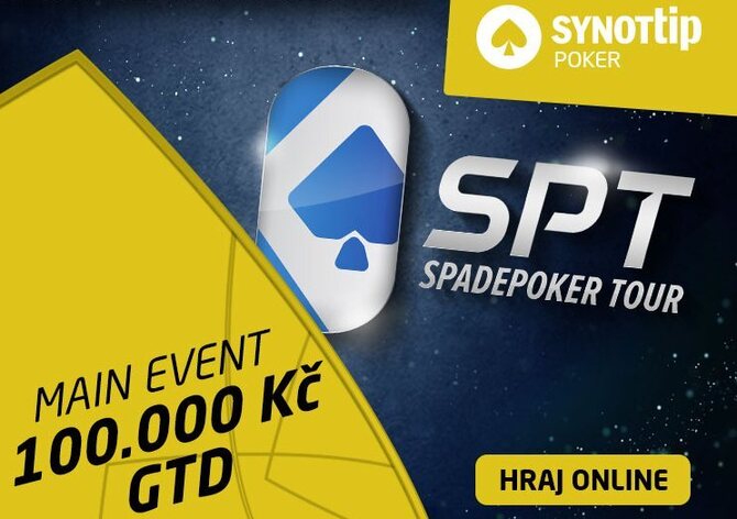 SynotTip: Dnes od 19:00 Main Event SPT o 100.000 Kč GTD!