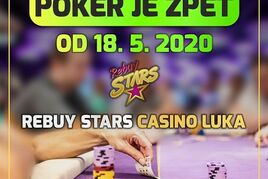 Pokerové turnaje se vrací zpět do Rebuy Stars! První turnaj už DNES na Lukách