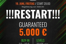 Restart na Cínovci! V pátek o €5.000 GTD!