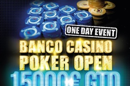 Jednodenní bomba za €120 s garancí €15.000 už tuto sobotu v Banco Casino Bratislava!