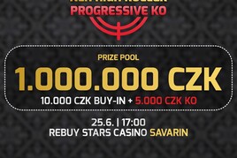 RS Savarin: NLH High Roller Progressive Bounty o 1.000.000 Kč už tento čtvrtek!