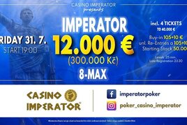 V Imperatoru zítra o 300.000 Kč, v sobotu kvalda do King&#039;s!