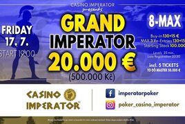 Imperator: V pátek o půl milionu! V sobotu startuje OÖ Master!