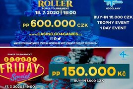 G4G: Ladies Night, High Roller o 600k nebo větší pátek o 150K!
