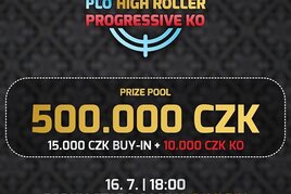 Savarin: PLO High Roller Progressive KO o 500.000 Kč už tento čtvrtek