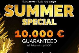 Páteční Summer Special na Cínovci garantuje €10.000