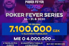 G4G Hodolany: Srpnová Poker Fever Series o 7.100.000 Kč!