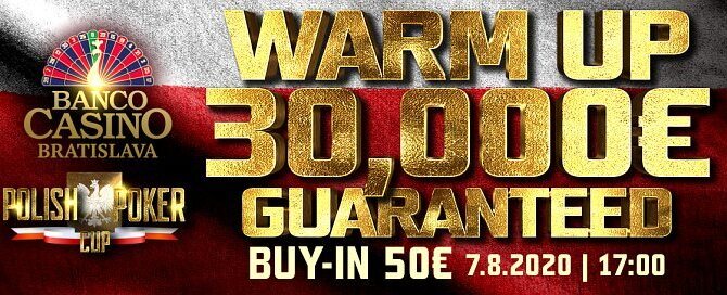 Polish Poker Cup Warm Up €30K GTD jen za €50 už tento pátek!