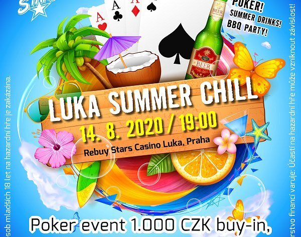 RS Luka: Páteční Summer Chill – prize pool 300.000 Kč a letní party na střeše obchoďáku