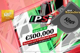Italové vezou do King&#039;s Main Event s garancí €500.000