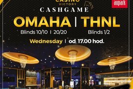 Vysoké PLO cash games ve Victory kasinu a Opening Party ve stylu Moulin Rouge!