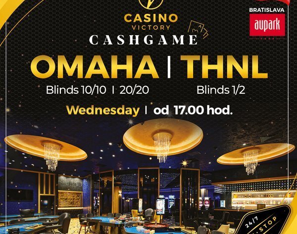 Vysoké PLO cash games ve Victory kasinu a Opening Party ve stylu Moulin Rouge!
