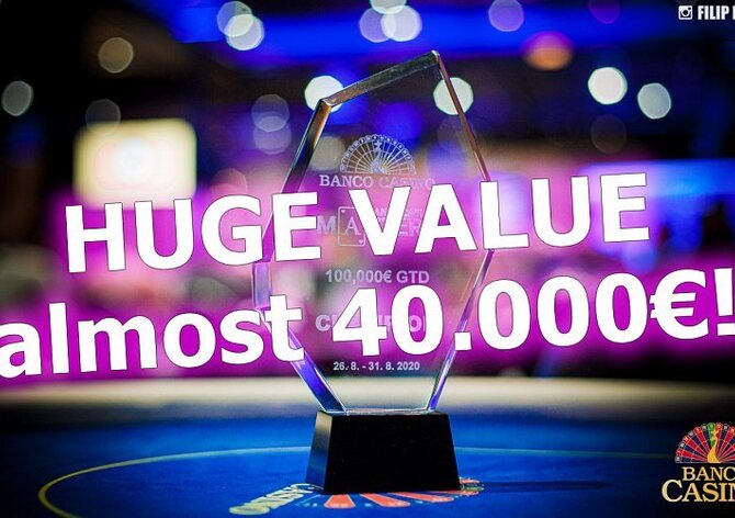 Banco Casino Masters €100K GTD: Do garance chybí stále €40.000!
