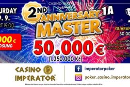 Vyhraj vstupenky do 2nd Anniversary Masteru v Imperatoru!