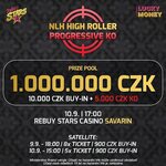 RS Savarin: Zářijový NLH High Roller Progressive Bounty o 1.000.000 Kč už ve čtvrtek