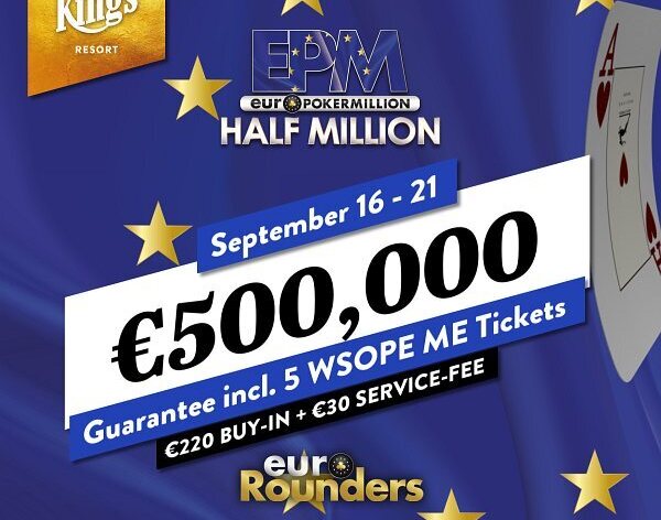Rozvadovský Europokermillion přináší garanci €500.000, přes 13 milionů korun!