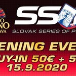 Banco Bratislava: Slovak Series of Poker nabízí po WarmUpu již dnes Opening Event!