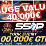 SSOP €100K GTD: Před nejsilnějším dnem chybí v garanci téměř €40.000!