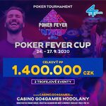 G4G Hodolany: Zářijový Poker Fever Cup minimálně o 1.400.000 Kč!