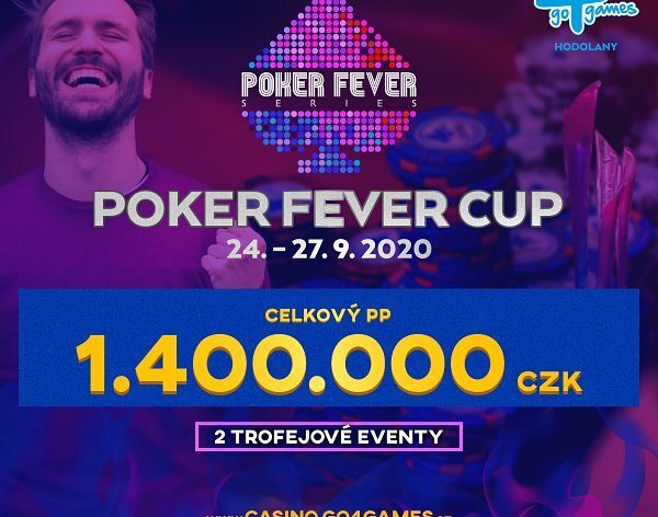 G4G Hodolany: Zářijový Poker Fever Cup minimálně o 1.400.000 Kč!