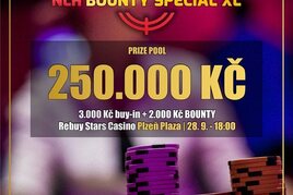RS Plzeň Plaza: Bounty Special o skvělých 250.000 Kč a KO odměnou 2.000 Kč! 