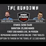 Polk vs Negreanu: Negreanu je po prvním večeru v plusu  $116K!