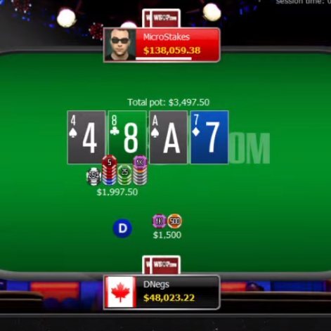 Polk vs Negreanu: Karta se obrací, Polk dominoval v první online session