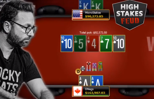 Polk vs Negreanu: Esa do kingů pro Daniela!