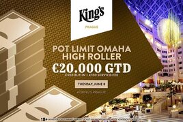 King&#039;s Prague: PLO s garancí €20.000 už 8. června