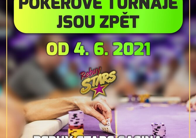 Turnaje se vrací do Rebuy Stars! High Rollery, Jumbo i tradiční NLH