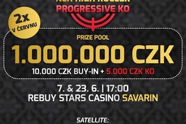 RS Savarin: NLH High Roller Progressive KO o 1.000.000 Kč už v pondělí