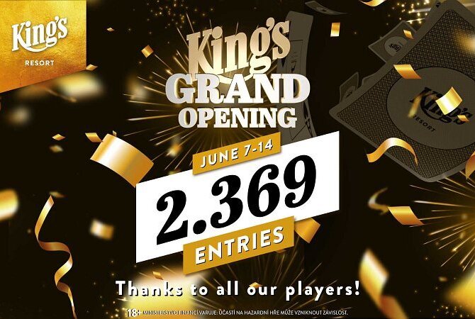 King&#039;s Grand Opening: Josef Dýcka vstoupí do finále z druhého místa!