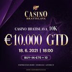Víkend ve znamení kvalitního pokeru: Casino Bratislava 10K a sobotní PLO Special!