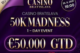 Absolutní šílenství! Kdo zapne sobotní 50K Madness, dostane půl buy-inu zpět!