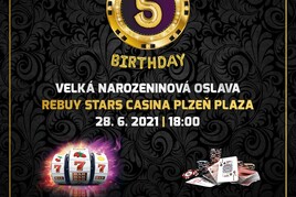 RS Plzeň: Oslava 5. narozenin se speciálem o 200.000 Kč a Jackpot Night o 100.000 Kč už v pondělí 