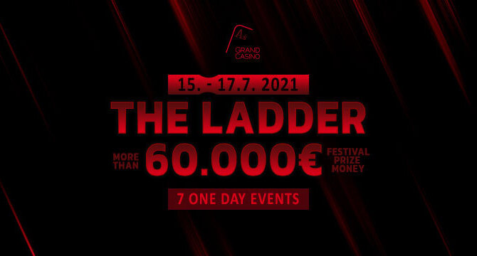 Grand Casino Aš: The Ladder - tři jednodenní eventy o €60.000 GTD!
