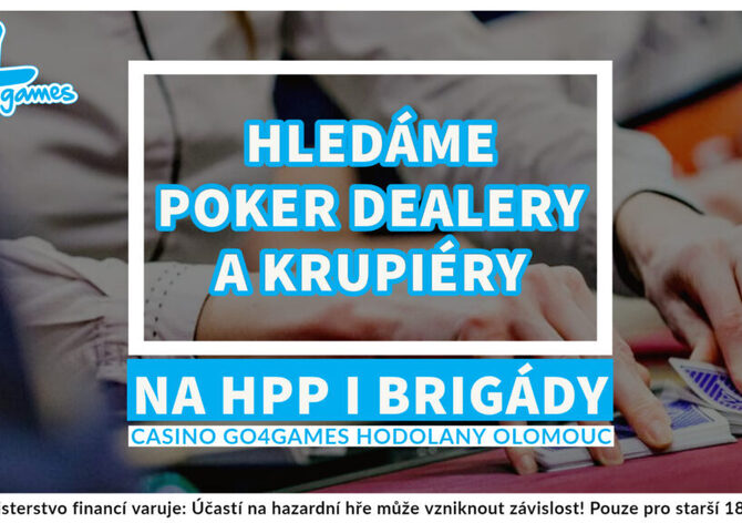 Go4games: V Hodolanech hledají pokerové dealery!