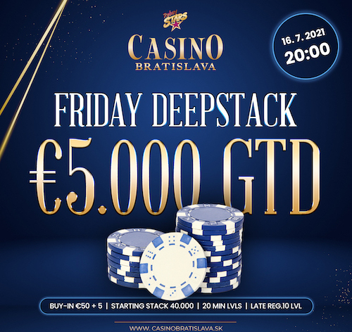 Casino Bratislava: Dnes PLO Liga, v sobotu Madness Classic €20K GTD