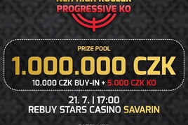 RS Savarin: Červencový NLH High Roller Progressive KO o 1.000.000 Kč už ve středu!