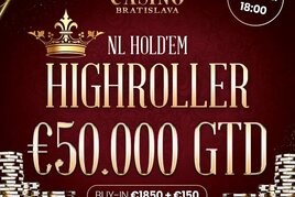 Casino Bratislava: High Roller se vrací! Šance i přes satelit!