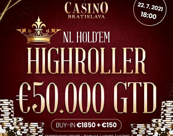 Casino Bratislava: High Roller se vrací! Šance i přes satelit!