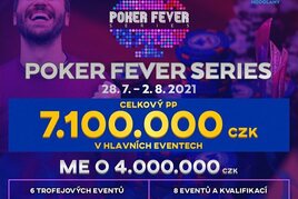 Kvůli covidu se mění Poker Fever Series. Prizepool 7M zůstává!
