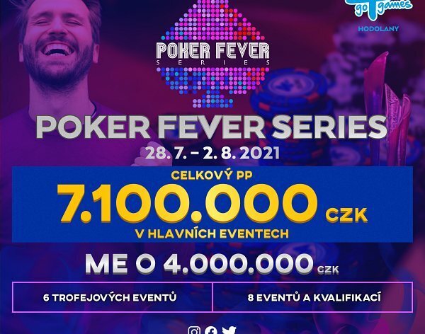Kvůli covidu se mění Poker Fever Series. Prizepool 7M zůstává!